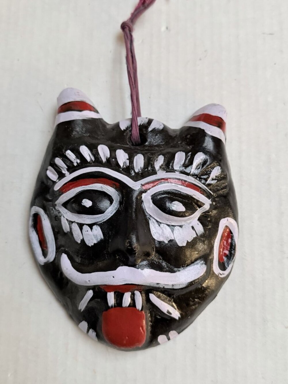 Wall Hanging Nazar Battu Evil Eye Protector Ceramic Mask Decor Gift